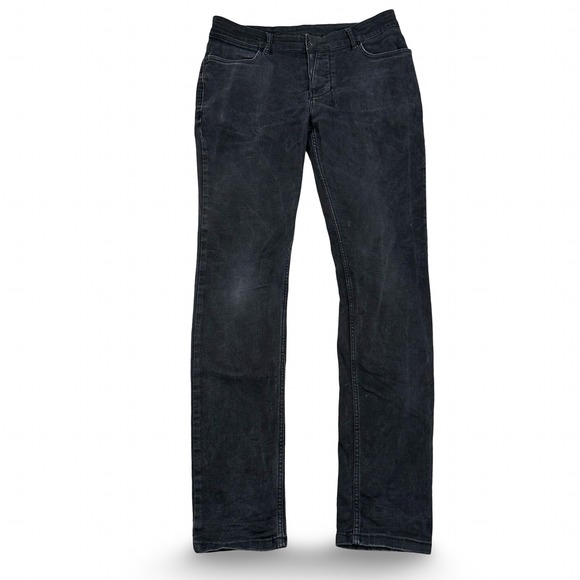 Ksubi Van Winkle Black Rebel Skinny Jeans Mens 32 Faded Black Stretch Denim